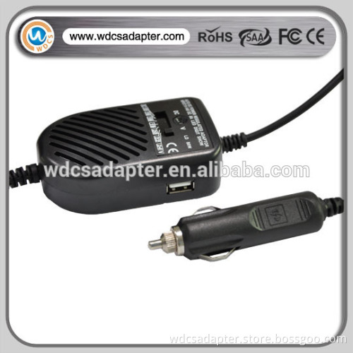 15V 16V 18V 19V 20V 22V 24V 80w Car use universal laptop adapter With USB